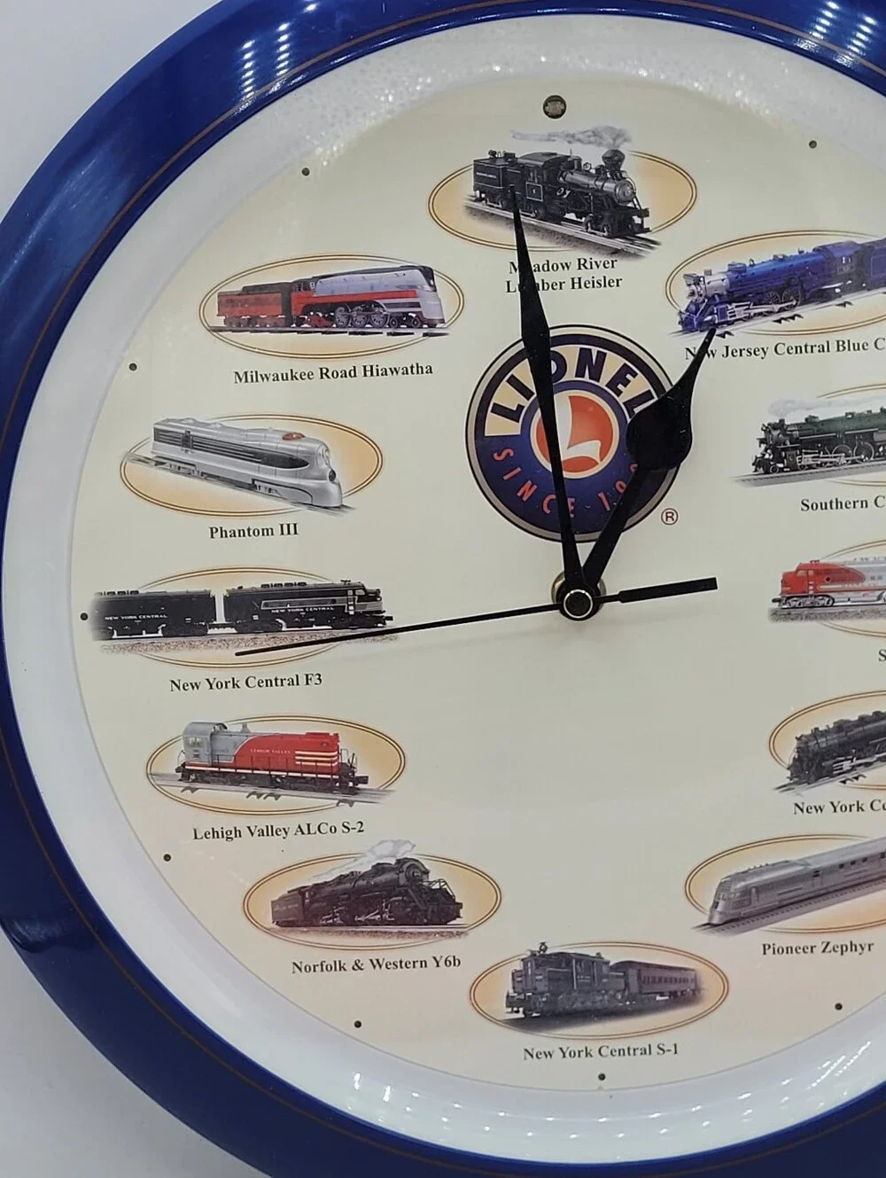 Lionel Vintage  Railroad-Themed Wall Clock with Train Motifs
